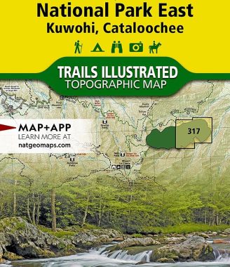 Great Smoky Mountains National Park East: Kuwohi, Cataloochee Map (National Geographic Trails Illustrated Map, 317)